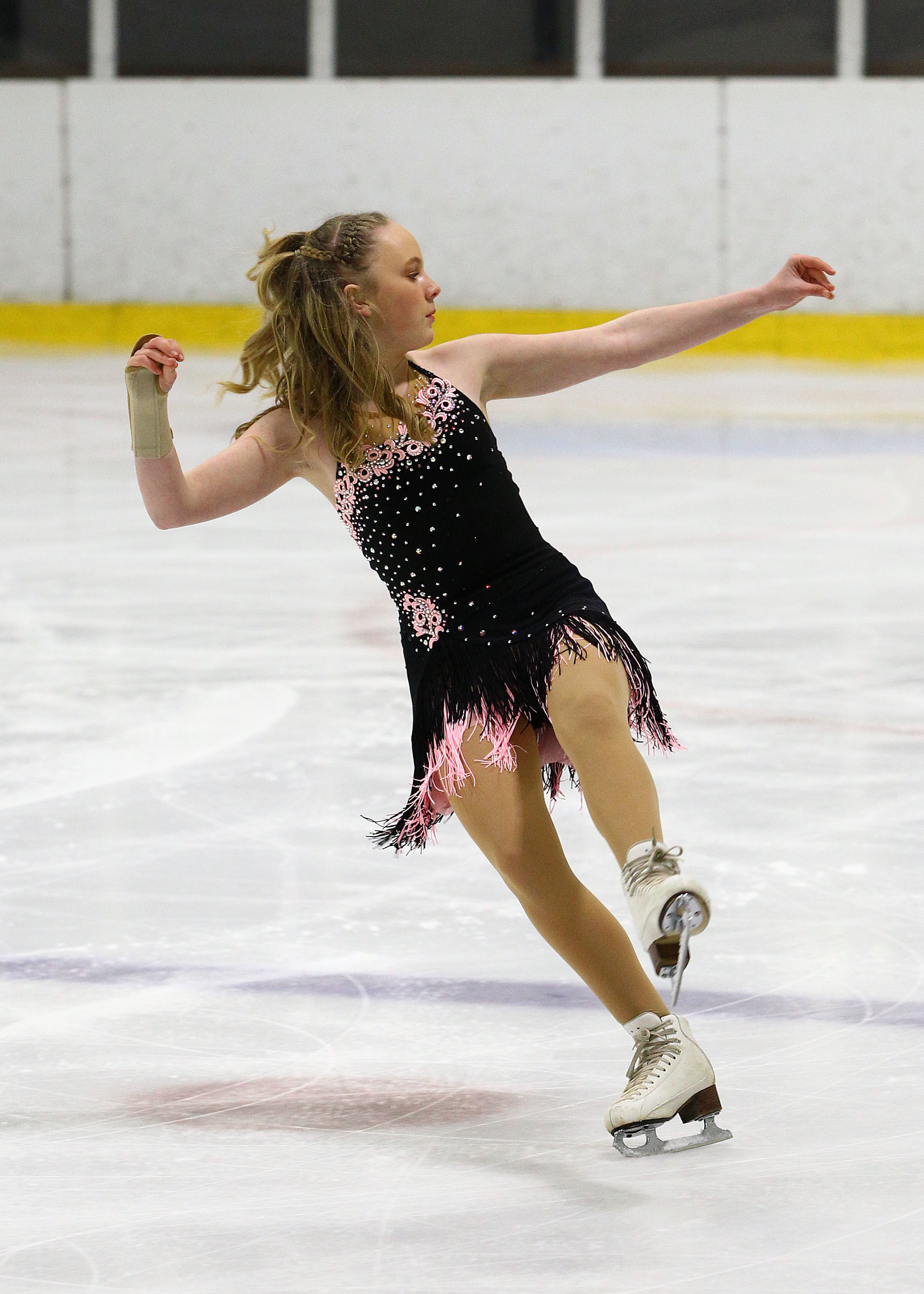 Grateful - ice skater Aimee Carrington, 16 would not have been able to follow her dream of being an ice skater if not for the help of the foundation