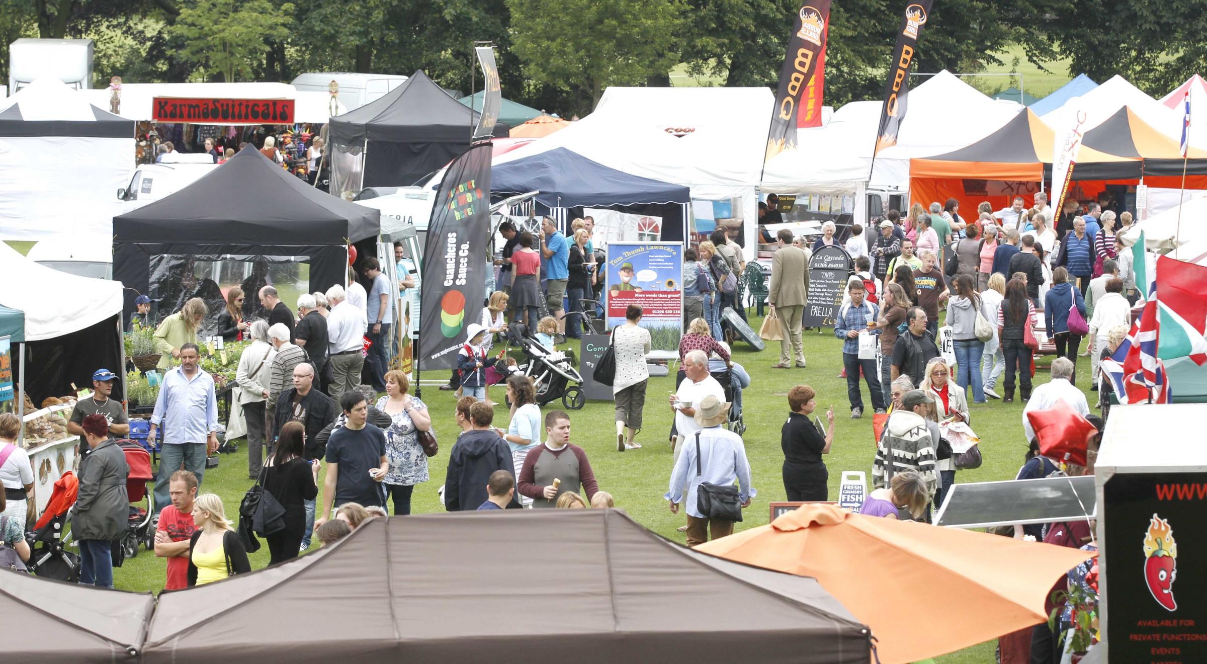 Hungry for more - festival-goers enjoy their time in Castle Park