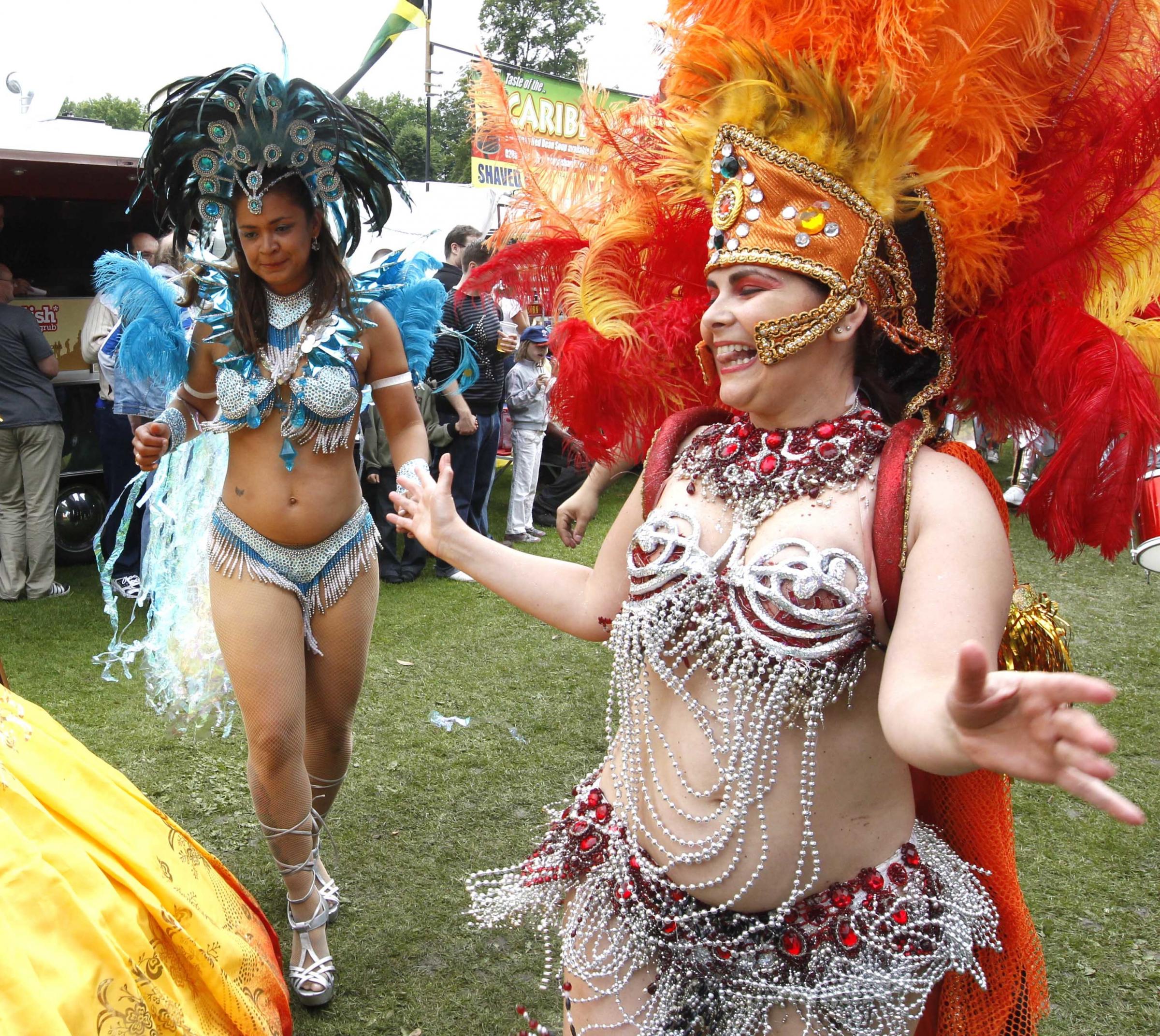 Dance of a lifetime - a samba group perform in Castle Park