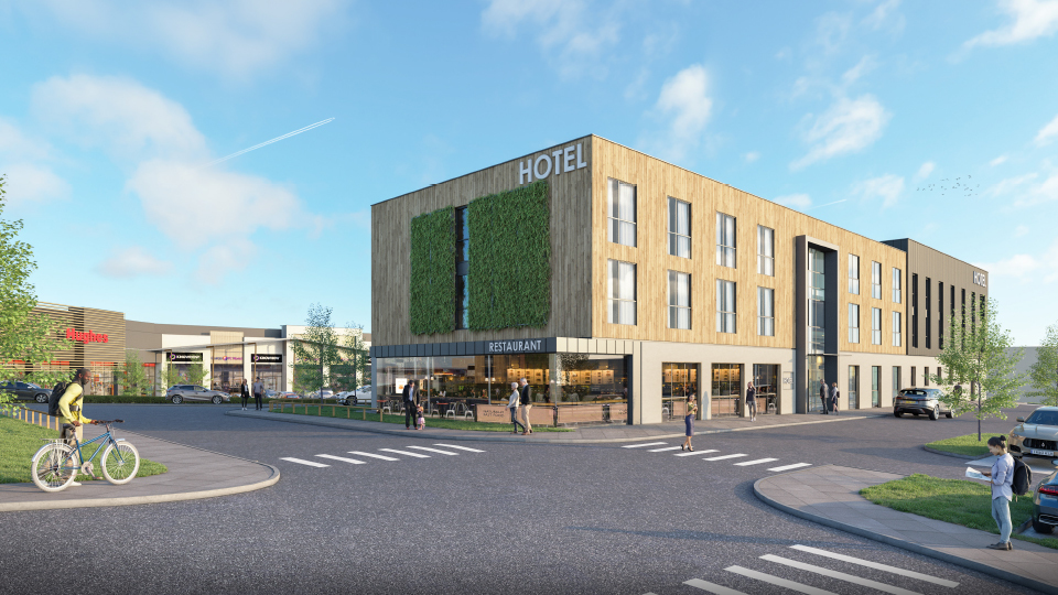 CGI - how part of the £65 million Tollgate village development could look when complete. Picture: Corstorphine + Wright