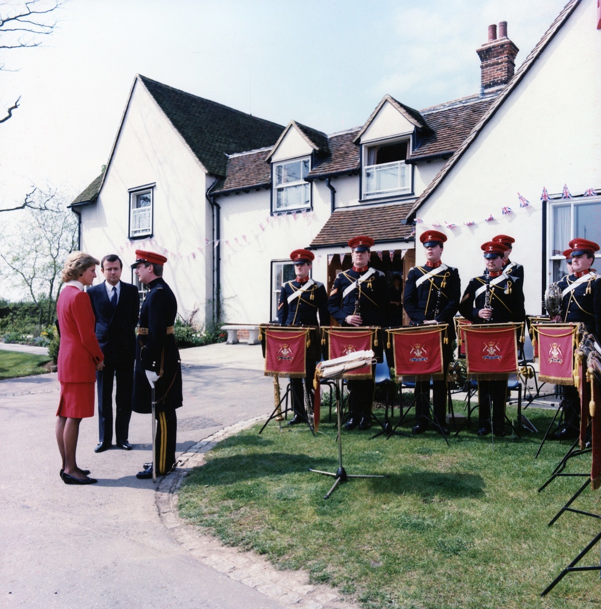 Striking the right note - Princess Diana meets the bandmaster