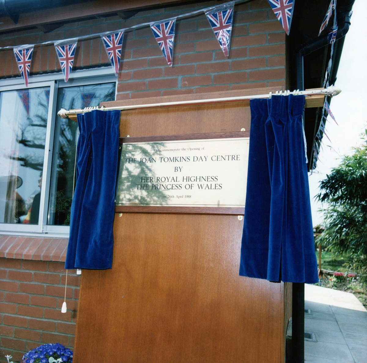 Permanent reminder - the commemorative plaque is unveiled