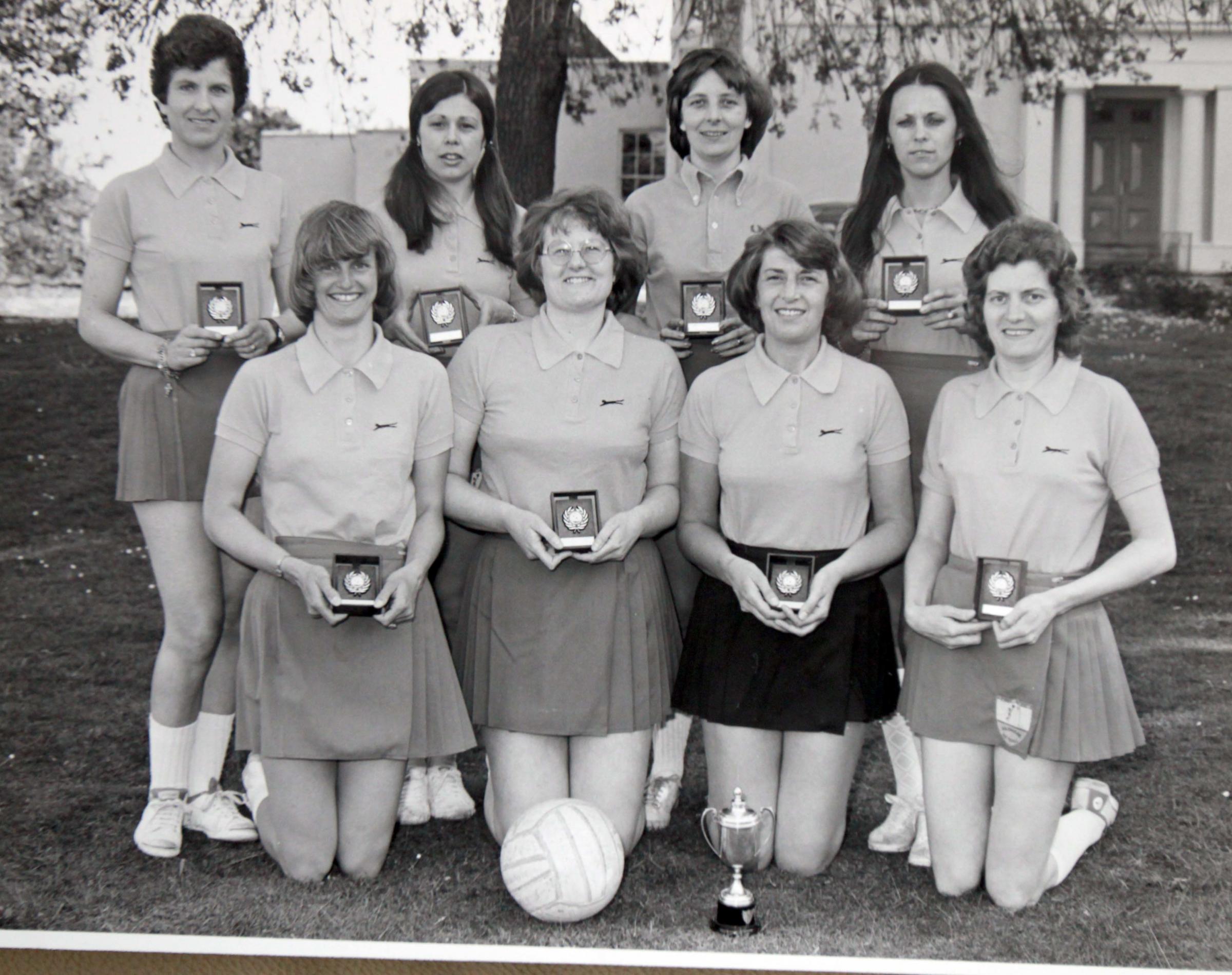 nigel brown Brenda Clow was pictured in our Blast From the Past feature on Monday - picture of 1980 Paxmans Netball Club team, on Friday at Colchester Road, Wivenhoe.Brenda on left in copy pic