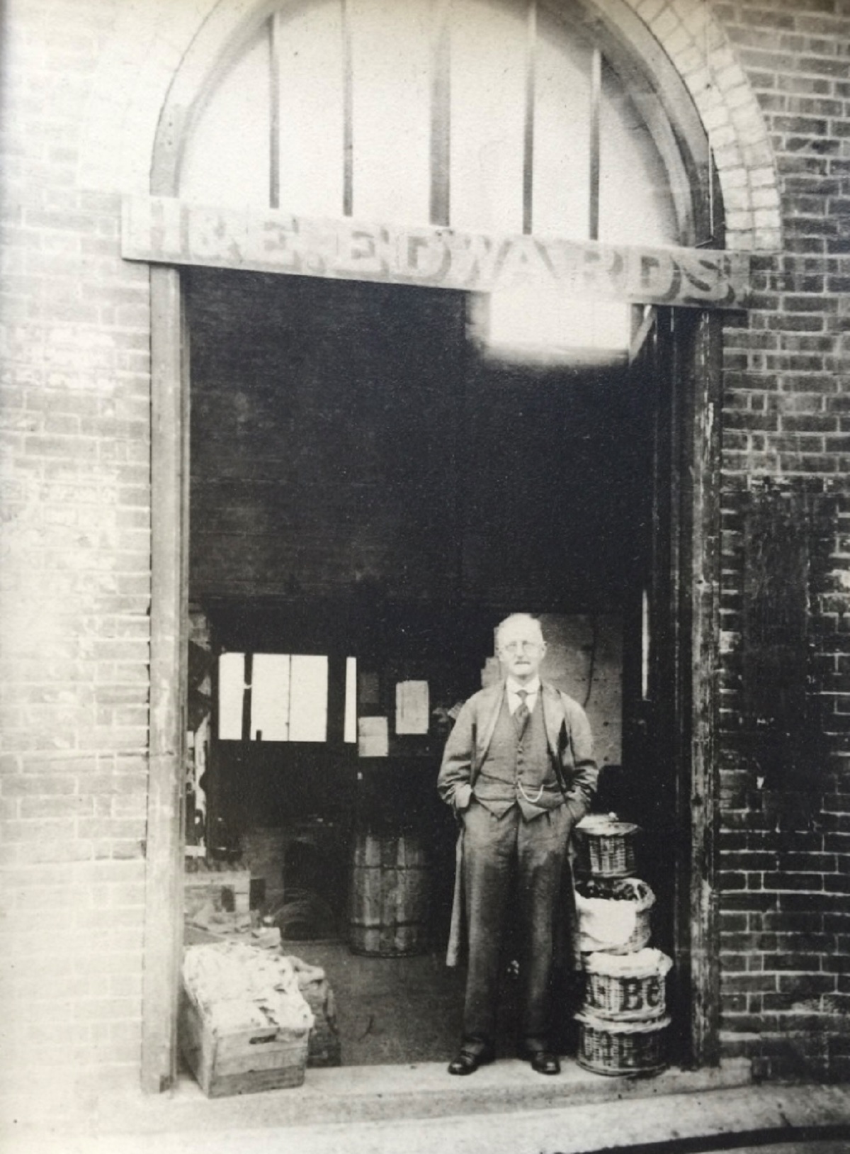 Family history - Neil’s grandfather, Charles Felgate, who ran H & E Edwards with son Reginald just after the Second World War