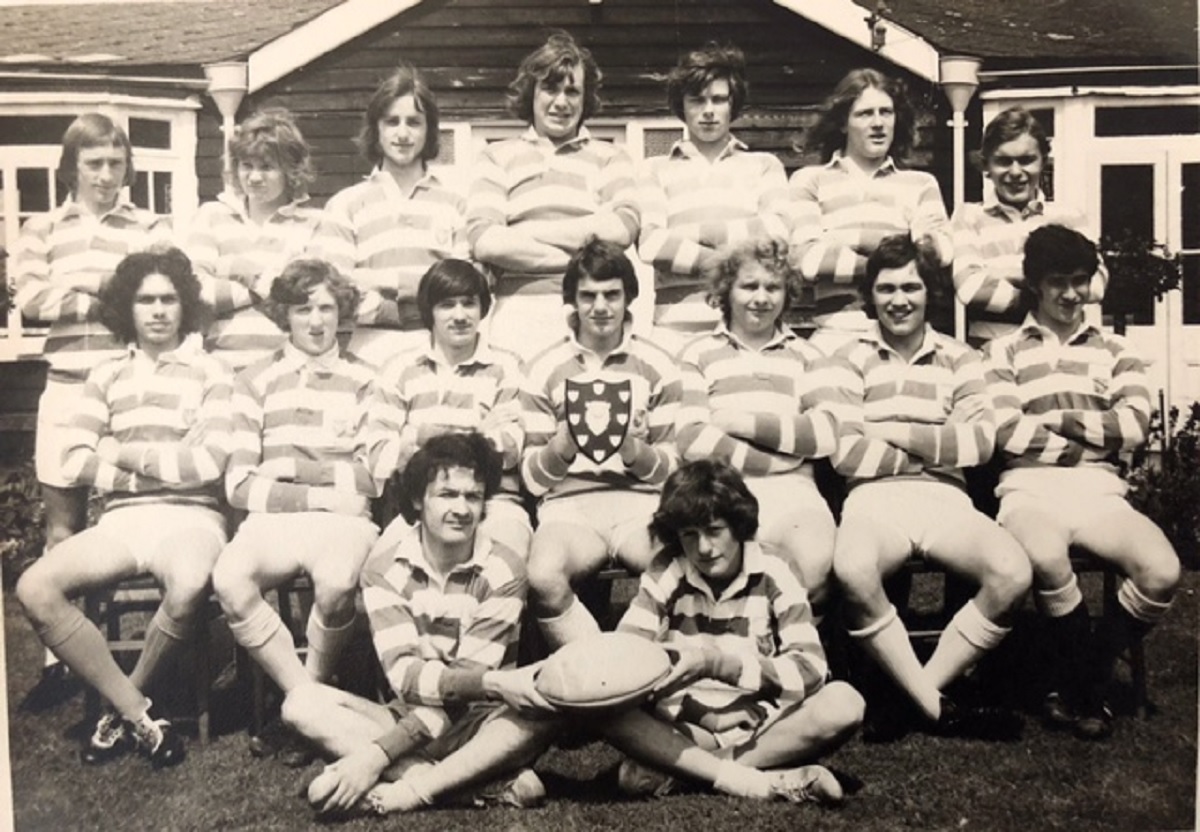 Scrum down - this picture is of the Gilberds rugby team, proudly showing off the North-East Essex Schools Seven-a-Side Shield. The team was coached by John McAleavey. Glyn Overbury, who featured in our previous nostalgia piece, is on the back row,