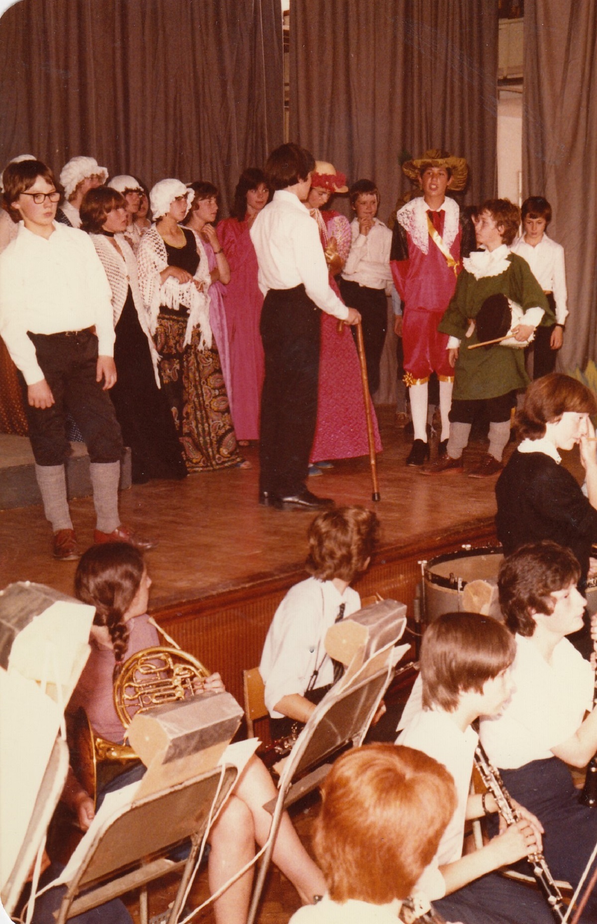 As a matter of act - this picture was taken during a performance of All the Kings Men, in 1981