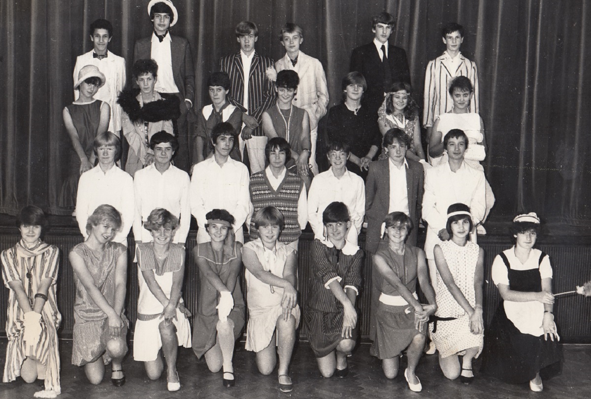 Golden era - the Stanway School staged a production of The Boyfriend, in 1982