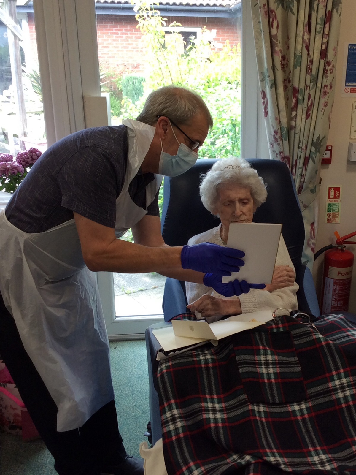 Special centennial - Elsie Alder celebrates her big day at Colonia Court Bupa Care Home, in Colchester