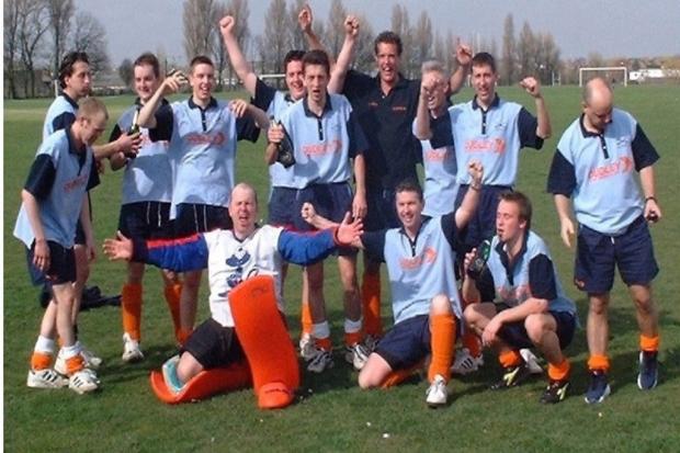 Happier times - Clacton Hockey Club celebrate winning the East Men’s League Premier B division in 2006