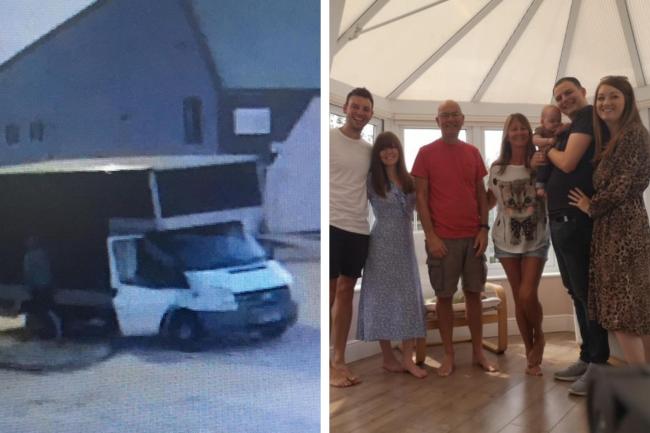 Couple's possessions stolen in removal van theft... two days before moving house