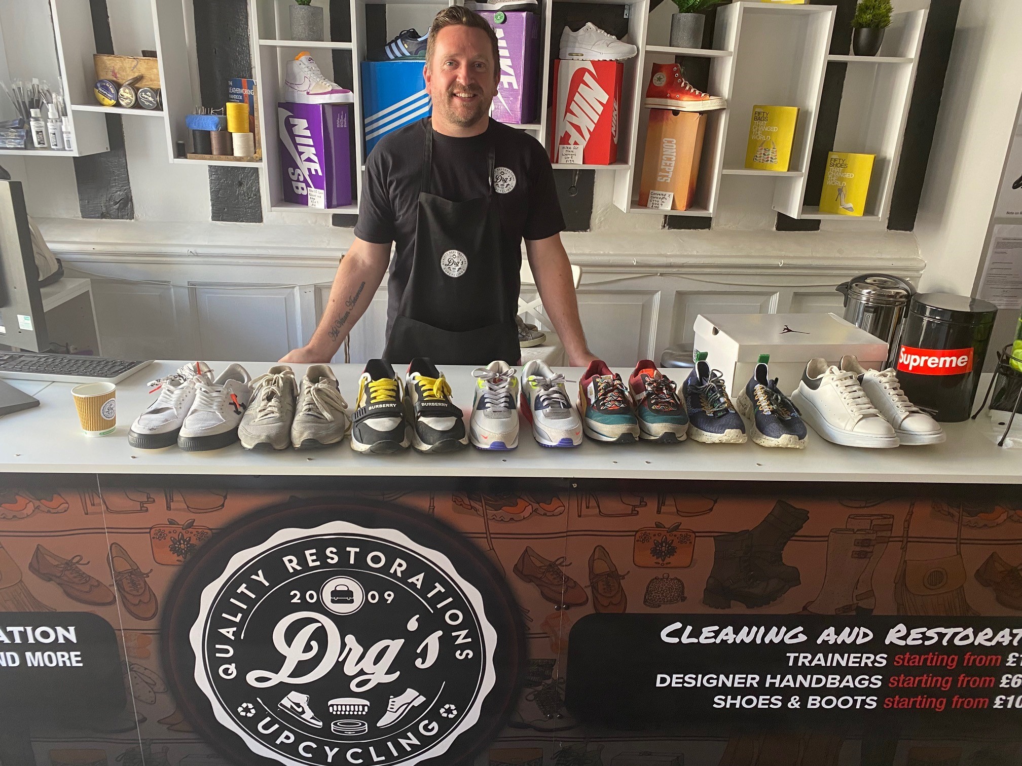 Shoe repair company Dr G's opens shop in Colchester town centre