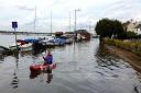Deep - flooding on Mersea Island