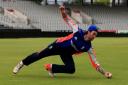 Full stretch - former Colchester and East Essex youngster Reece Topley is currently with the England squad at the 2021 T20 World Cup Picture: NICK POTTS/PA WIRE