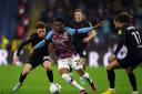 Tussle - Ipswich Town's Cameron Humphreys (left) battles for the ball with Nathan Tella of Burnley during an FA Cup tie, this season