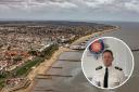 Pledge - the Chief Constable of Essex Police, inset, has vowed to ensure the north east essex coast thrives this summer