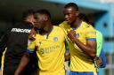 Strike force - Samson Tovide and Brad Ihionvien have both impressed for Colchester United's first team this season having made the step up from the club's academy
