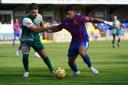 Eye on the ball: Maldon and Tiptree's Andre Hassanally in action against Biggleswade