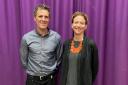 Rivals - James Cracknell and Pam Cox met for the first time at Colchester Engagement and Next Steps' annual general meeting