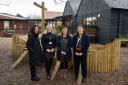 Team - Jenny Langley, chairperson at Friends of Fordham, Georgia Smith, sales manager, Emily McMillan, deputy head teacher, and Sophie Fordham, sales advisor, pictured in the playground at Fordham All Saints CE Primary School