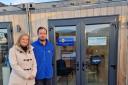 Owners: Louise and Richard O’Loughlin outside their new office space