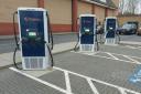 The EV chargers at Colchester retail park