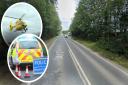 Emergency services were called to a serious crash on the A12