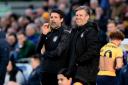 In charge - Colchester United management duo Danny Cowley and Nicky Cowley at Sutton United