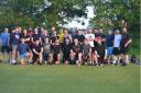 Team - Members of the Colchester Kings Rugby Club during their summer taster session