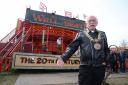 Former Mayor of Southend, Chris Walker, rode the Wall of Death