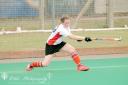 On target - Colchester Hockey Club's Jemma Rix scored her side's final goal in their 4-2 win over UEA Picture: ROBYN WILDE