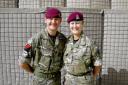On tour – Neil and Michelle Lewis at Camp Bastion, Helmand