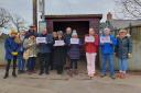 Hands off - Friends of Frating and residents at the existing bus shelter and stop