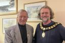 Former and current - Former Wivenhoe mayor, Robert Needham, and current mayor, Tom Kane.
