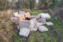 Fly tipped furniture