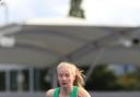 Sprint star - Rebecca Jeggo helped England claim victory at the Loughborough International