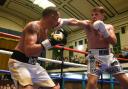 Packing a punch - Tommy Jacobs (right) in action against Kevin McCauley in his latest bout