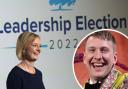 Joe Lycett sends message to new Prime Minister Liz Truss following BBC controversy. (PA/Canva)