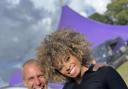 Great day had by all - Peter Dutch, founder of the Anti Loo Roll Brigade and X-Factor sensation Fleur East, who performed on the day.