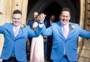 Shane Yerrell, 39, and David Sparrey, 30, got hitched in Wanstead, East London, last month
