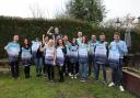 Fundraisers - Some of Team St Helena, who are taking on the iconic TCS London Marathon.