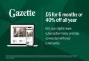 Colchester Gazette readers can subscribe for just £6 for 6 months in this flash sale.