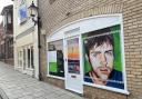 Mural depicting Damon Albarn goes up in Colchester city centre