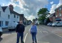 Concerned - Old Heath and Hythe councillors Mike Lilley and Fay Smalls