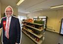 Coming soon - The new community supermarket will hopefully follow in the success of a similar store in Jaywick (pictured). Inset: Greenstead councillor Tim Young