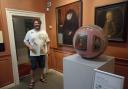 Well rounded work – Will Teather has painted globes which have featured in New York and Longon