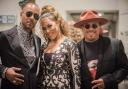 Stars - The members of Shalamar, [pictured left to right], Jeffrey Daniel, Carolyn Griffey and Howard Hewett ready to funk-up Charter Hall