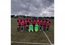 Young stars - The Tendring Borough FC's U13 girls team preparing for their next match