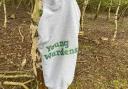 A Young Wardens hoodie at one of the sites the group works on