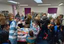 A raffle, book and bake sale at Ixworth Library