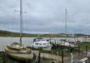 Location - an image of boats next to the River Colne in Wivenhoe